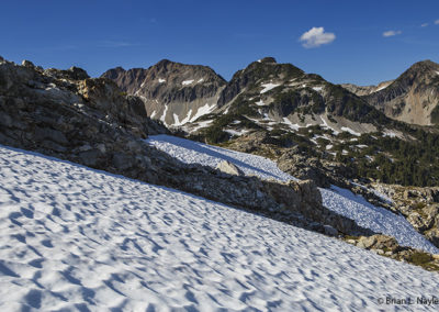 Alpine snows and lofty peaks