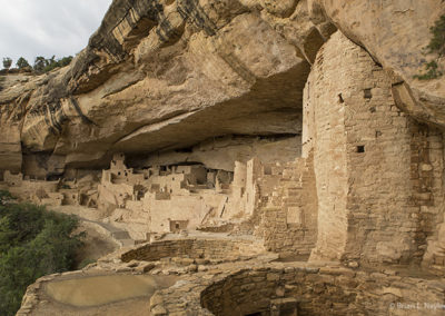 Cliff dwellings and kivas of stone