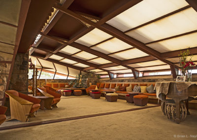 Photography of Interior Design by Frank Lloyd Wright