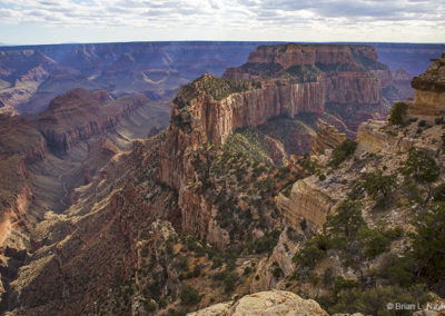 Grand Canyon cliffs and dramatic highlights