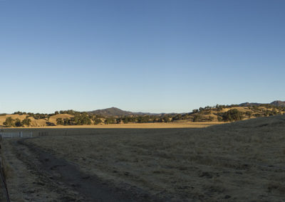 Broad valley and morning shadows