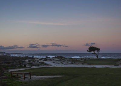 Golf in early light