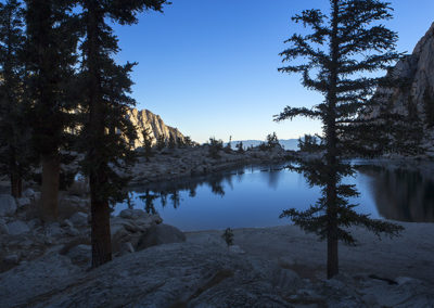 Lake and morning light