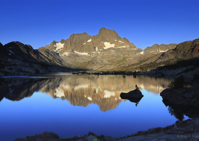 Mountain view and early morning reflections