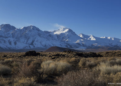 winter mountain range