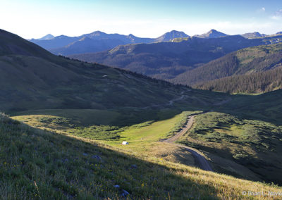 Mountains and pasture