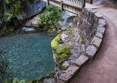 Bridge over turquoise waters