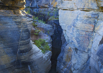 Slot canyon and wild waters