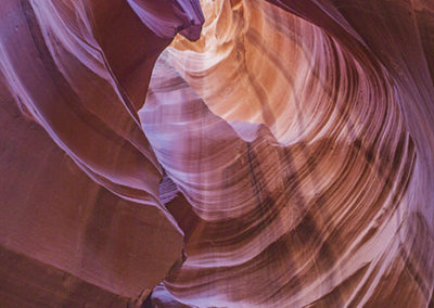 Carved canyon in beautiful color