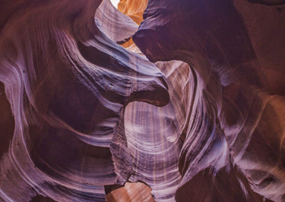 Slot canyon colors