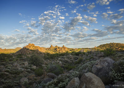 Southwest view in the morning