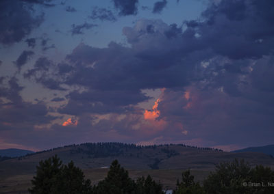 Late sky and cloud drama photography