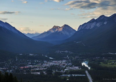 Valley awakens in early light