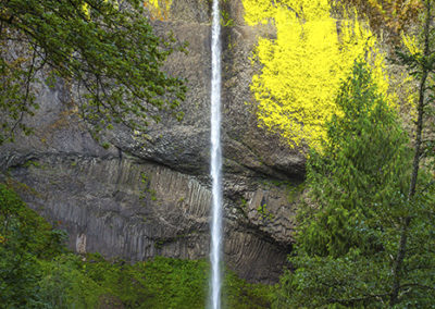 Waterfall in the Colombia gorge