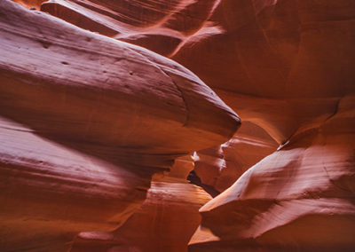 Slot canyon colors