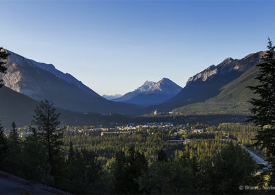 Valley morning view