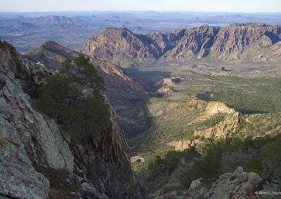 Vista view of valley floor