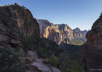 Valley in afternoon light